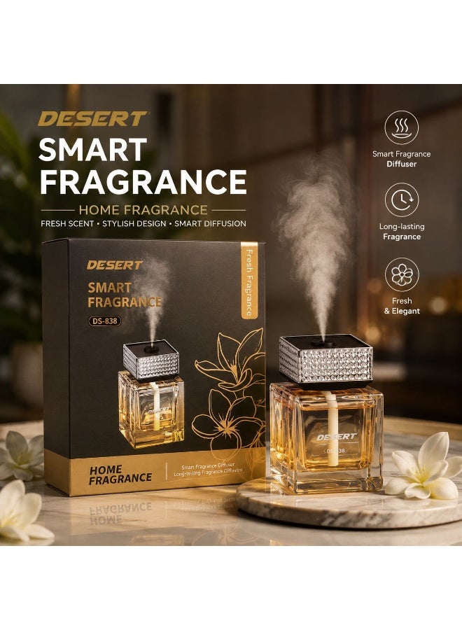 DESERT DS-838 Smart Fragrance Diffuser, Home Aroma Diffuser with Fine Mist, Long-Lasting Fragrance Diffusion, Elegant Decorative Design