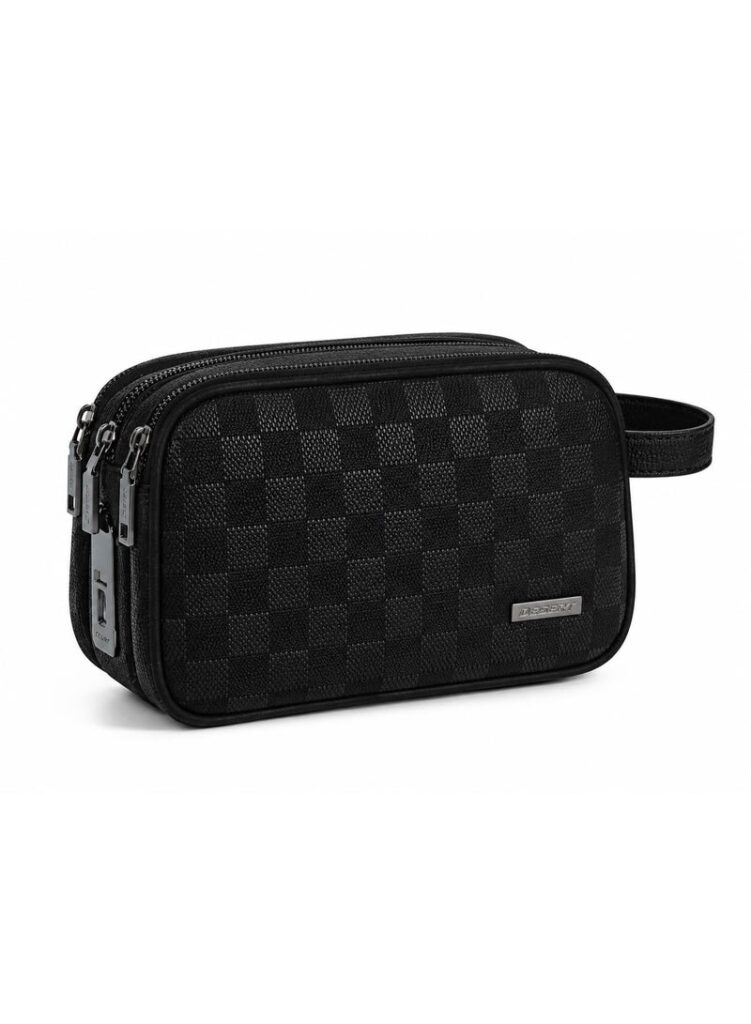DESERT DS 3104 Travel Pouch with Fingerprint Lock | Water-Resistant Anti-Theft Organizer Bag