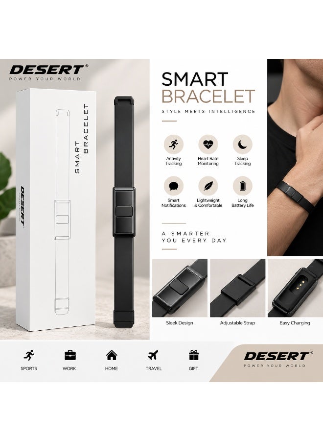 Smart Bracelet – Stylish Fitness & Wellness Tracking Wristband