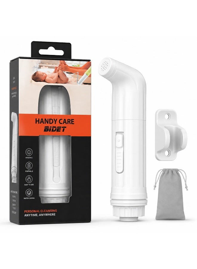 HANDY CARE Bidet Portable Personal Hygiene Sprayer, Easy-to-Use Personal Cleansing Bidet for Travel & Home